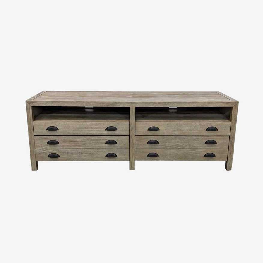 Pottery Barn Architects Reclaimed Wood Media Console - image 0