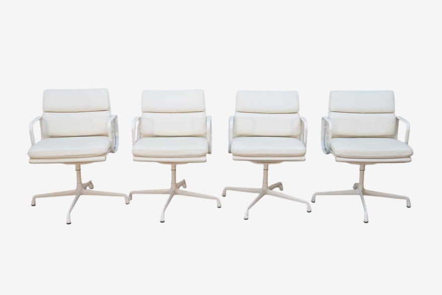 Herman Miller Soft Pad Management Chair in White Leather (We Have 4) - image 0