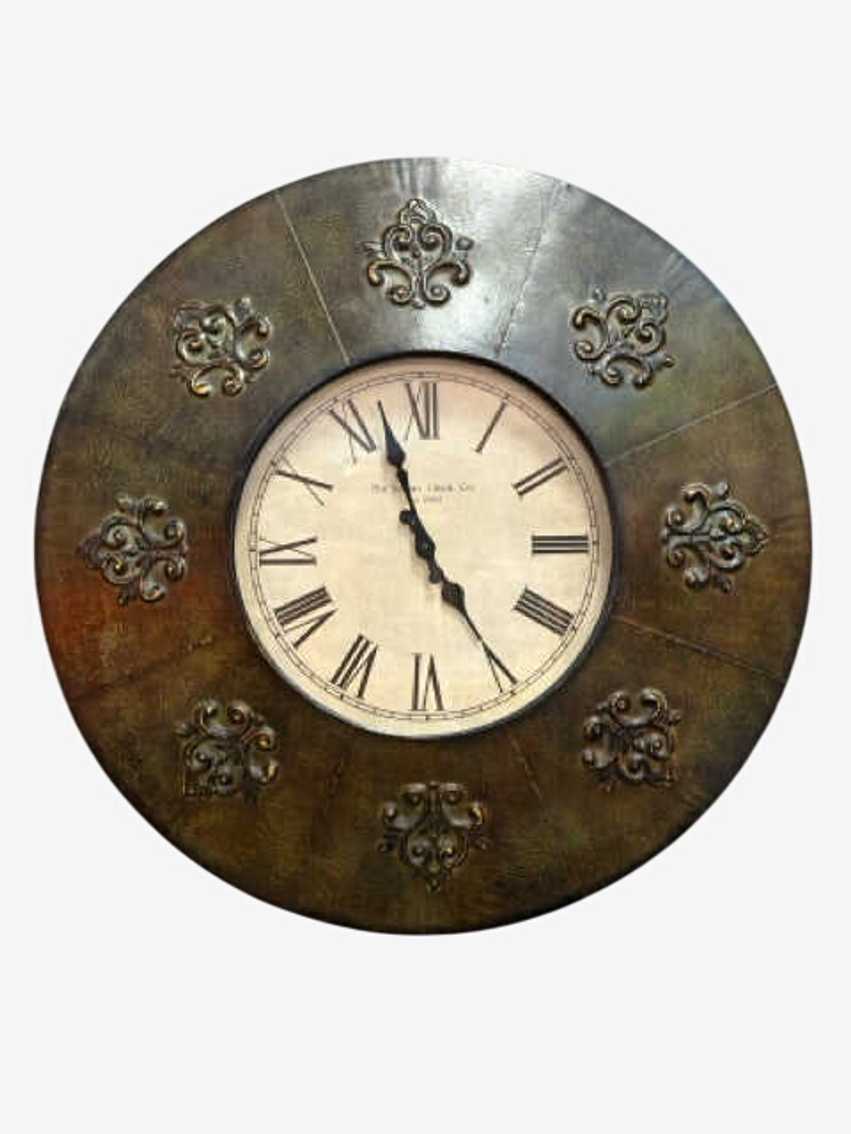 Buchanan Clock Co. Embossed Metal Wall Clock Misc. - image 0