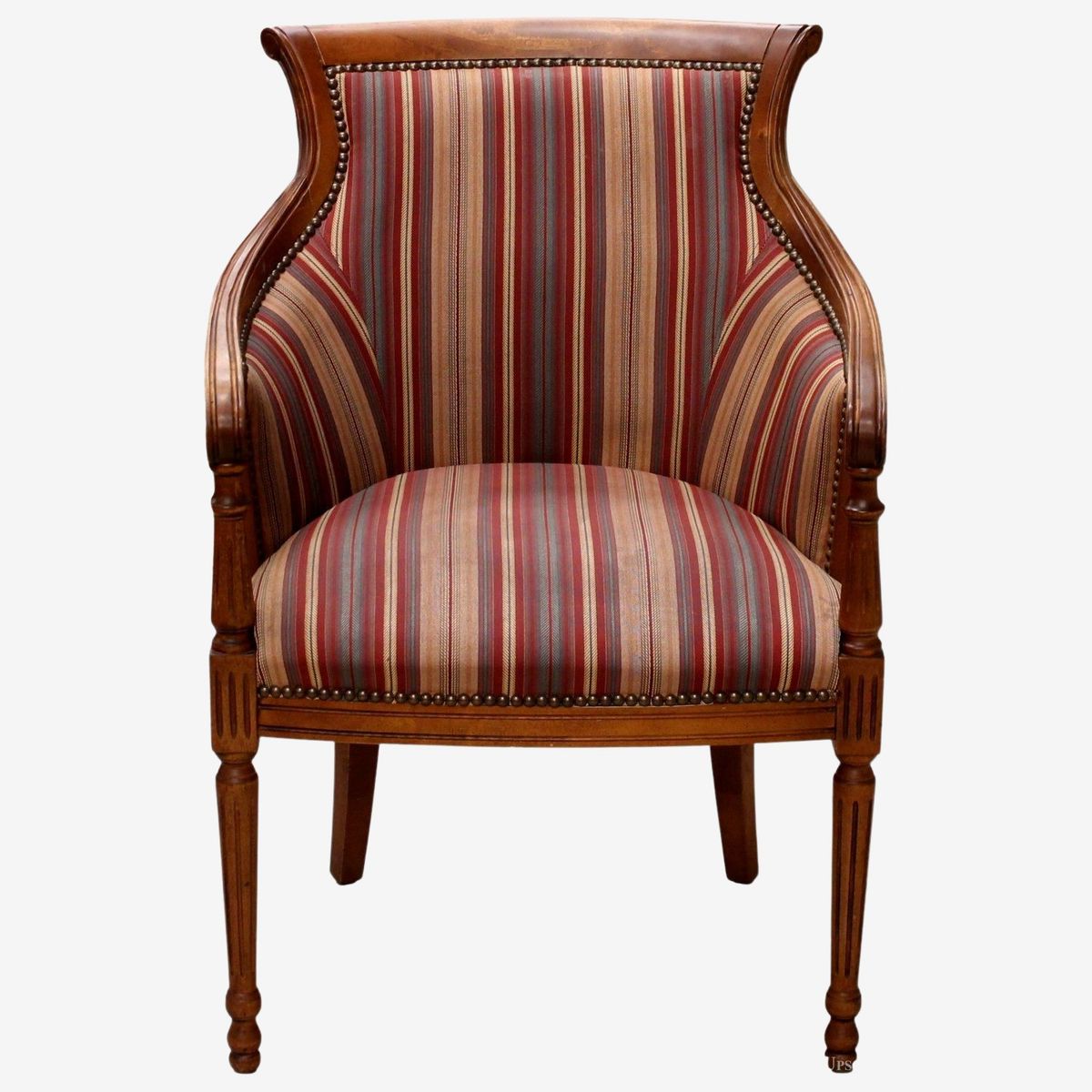 Fairfield Striped Accent Chair