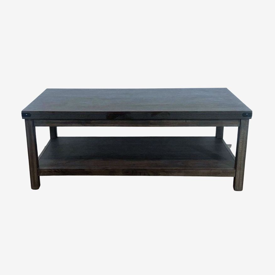 Living Spaces Coffee Table with Shelf - image 0