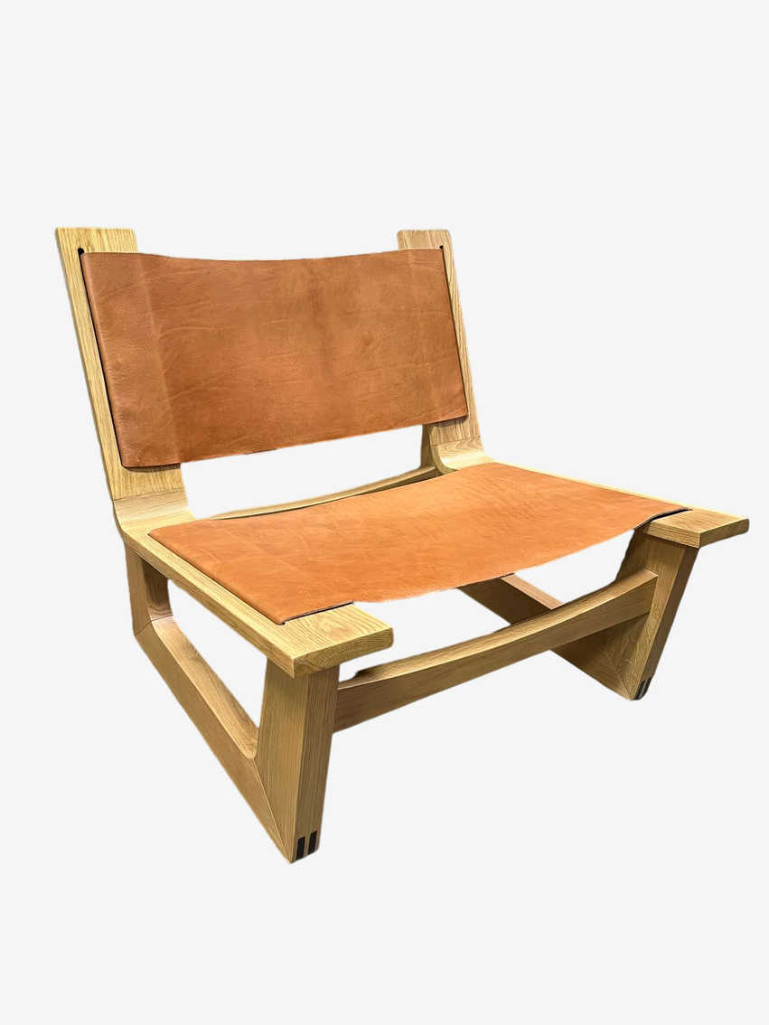 Leather Sling Chair - image 0