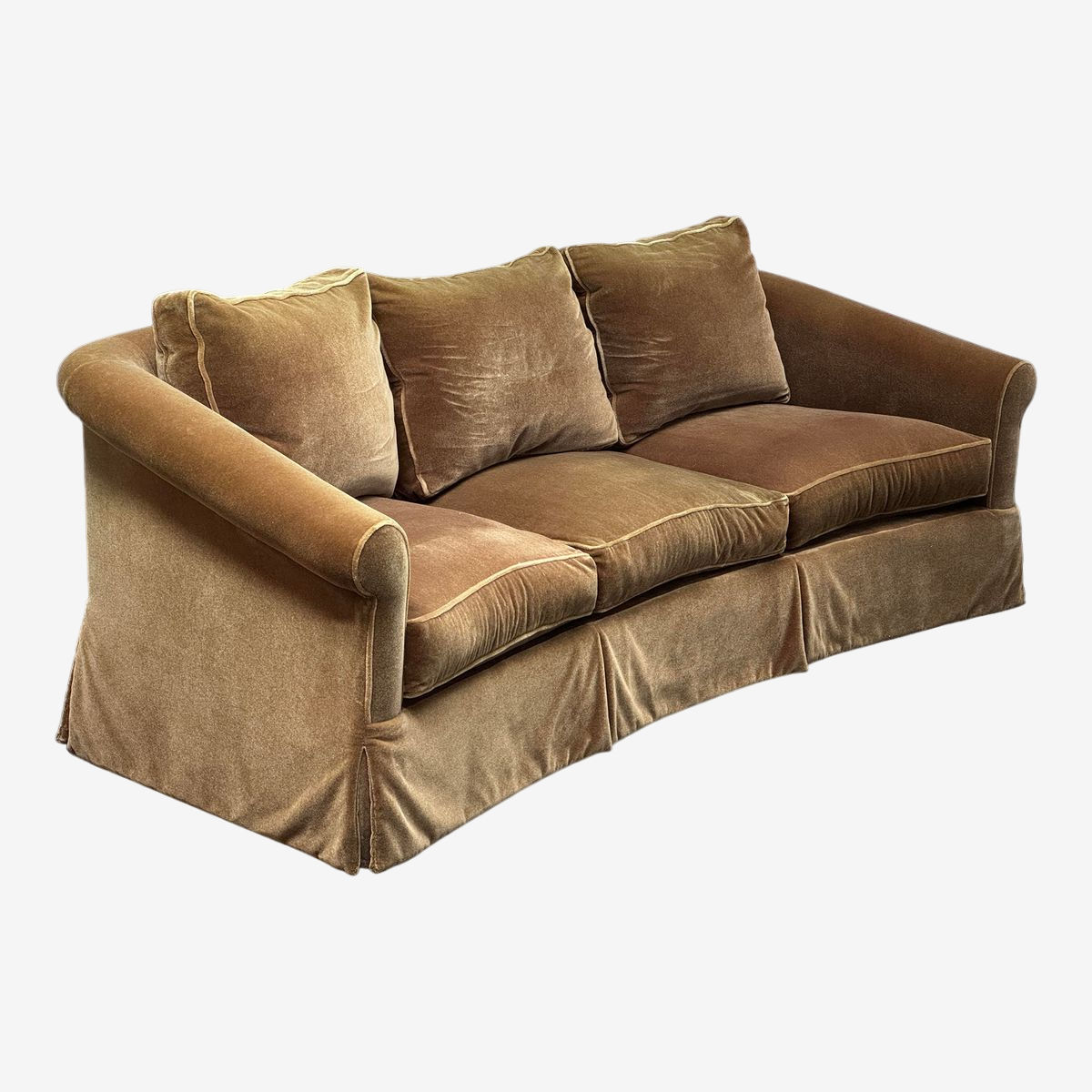 Radius Style Patricia Edwards + Custom Design Newport Radius Style Curved Shape Sofa ...