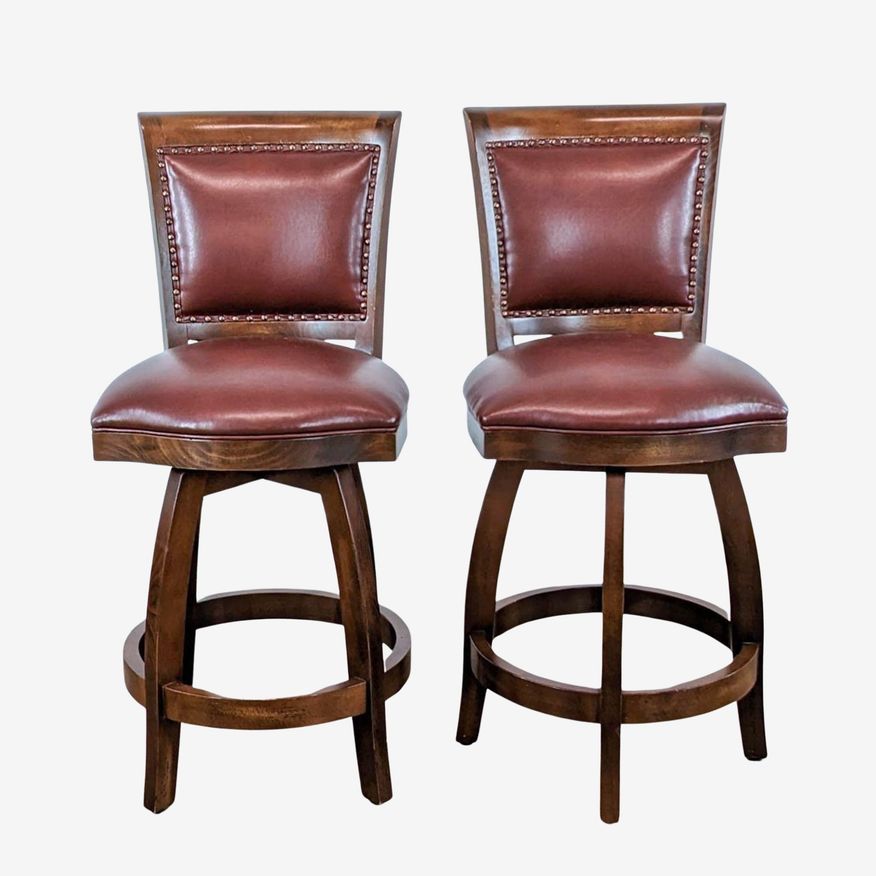 Set Of Two Swivel Stools  - image 0