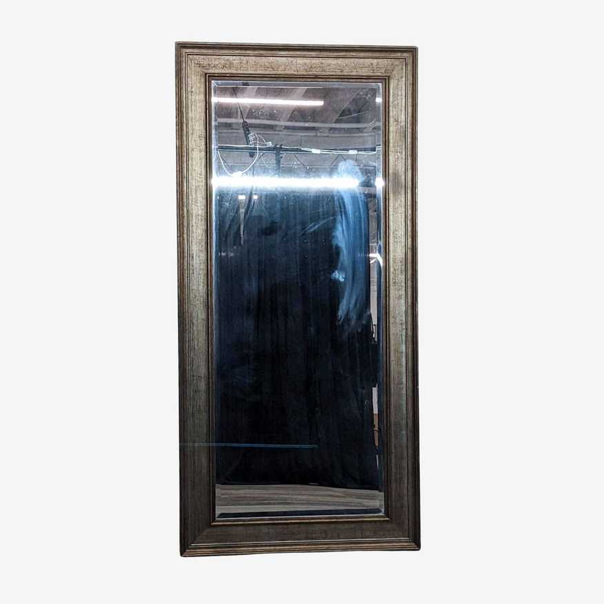 Framed Beveled Wall Mirror - image 0