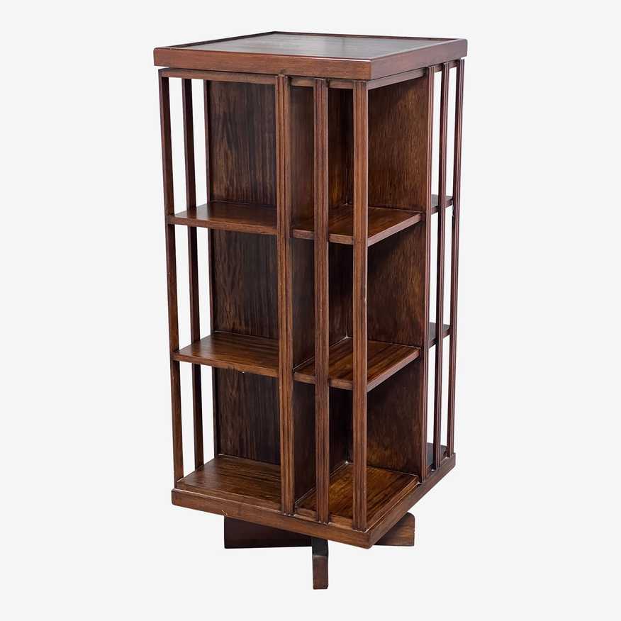 Gumps Vintage Japanese Revolving Bookcase - image 0