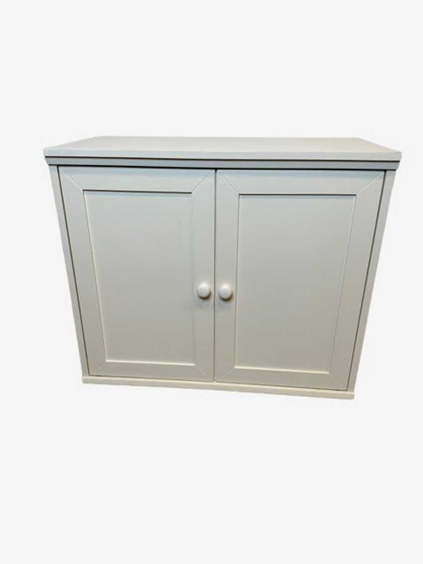 Pottery Barn Cameron Wall System Short Cabinet with Doors in Simply White - image 0
