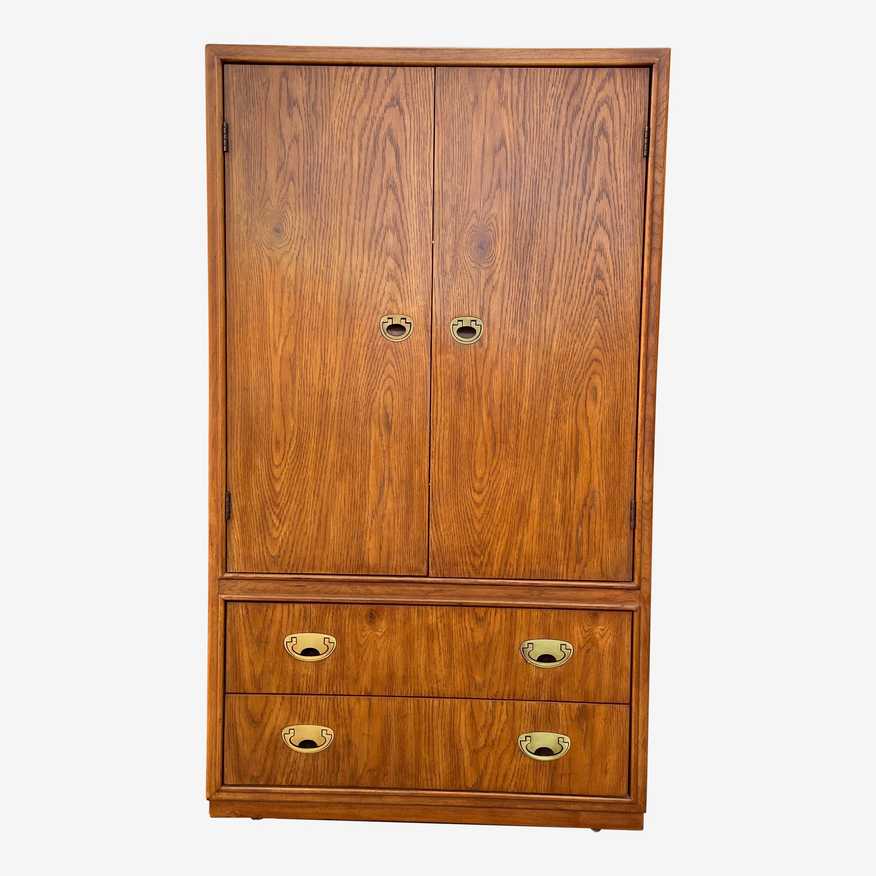 1990s Vintage Drexel Heritage Collection Entertainment Armoire - image 0