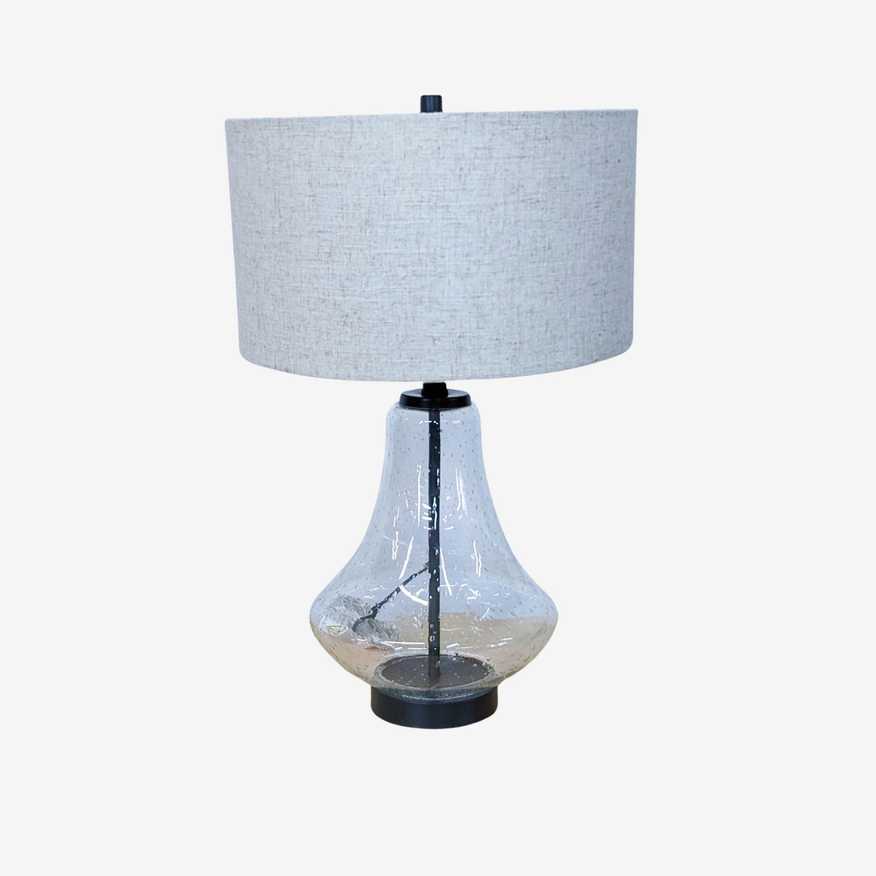 Seeded Glass Table Lamp - image 0