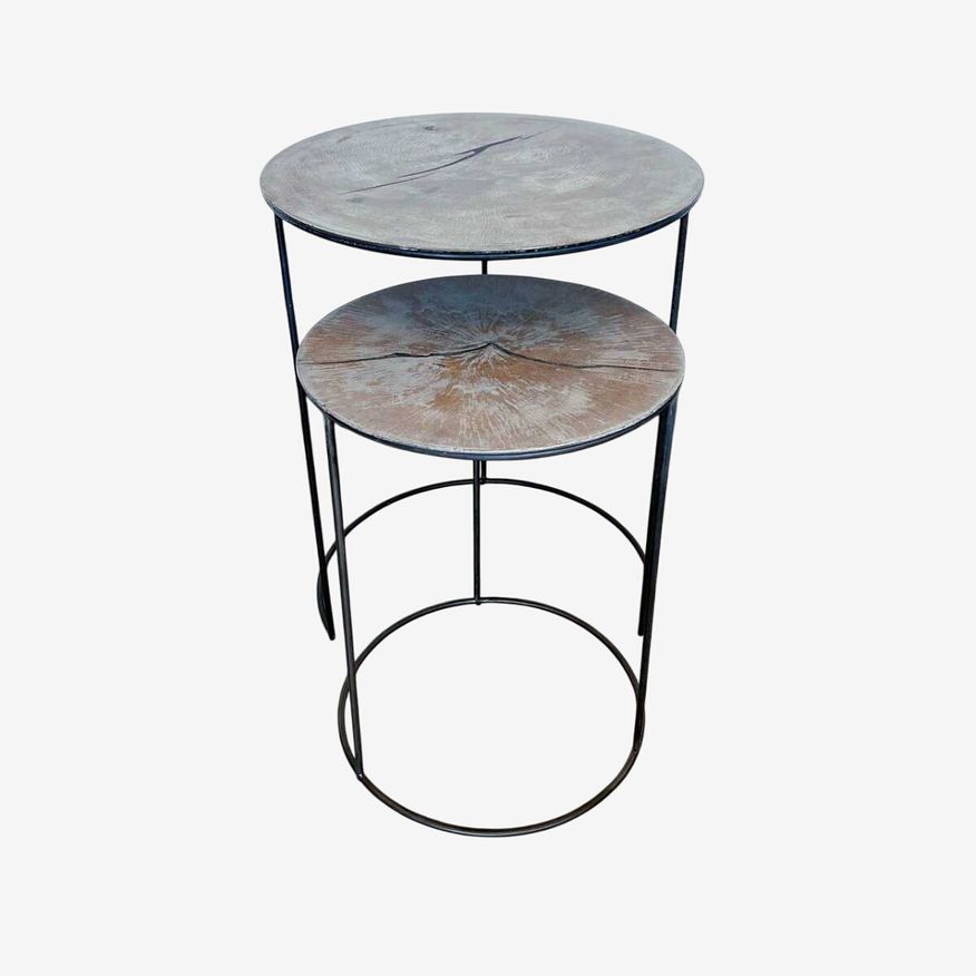 Metal Nesting Side Tables - image 0