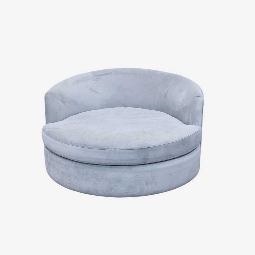 Crate and Barrel Tillie Swivel Chair - image 0