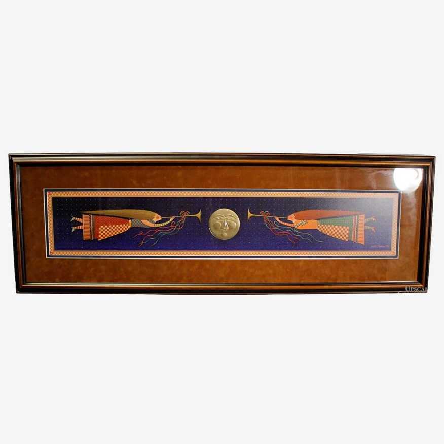 Framed Signed Limited Edition Print 'Angels' By John Simpkins - image 0