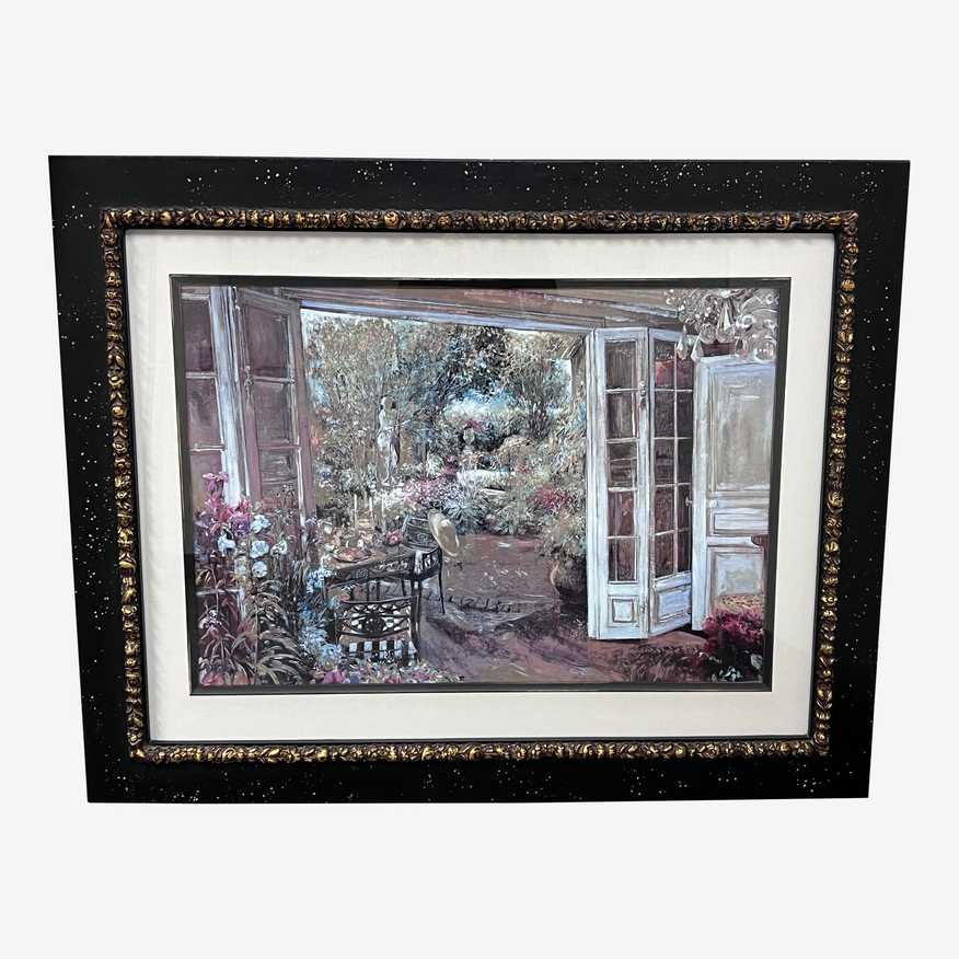 Ethan Allen 'From the Garden Room' Framed Print - image 0