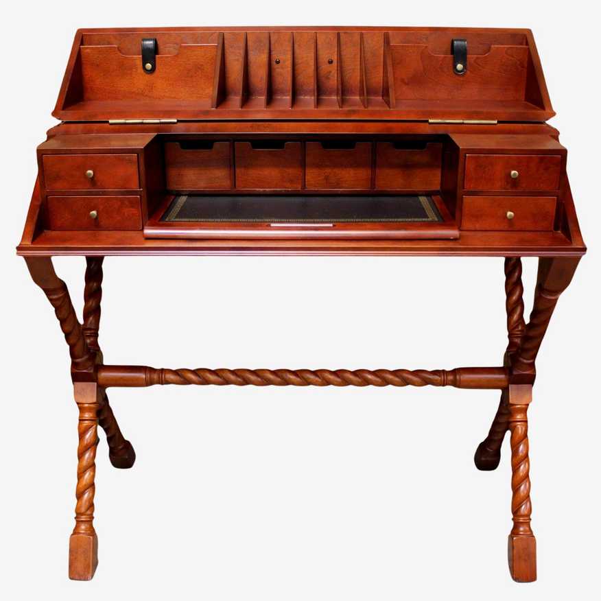 Bombay Co. Cherry Campaign Style Writing desk - image 0