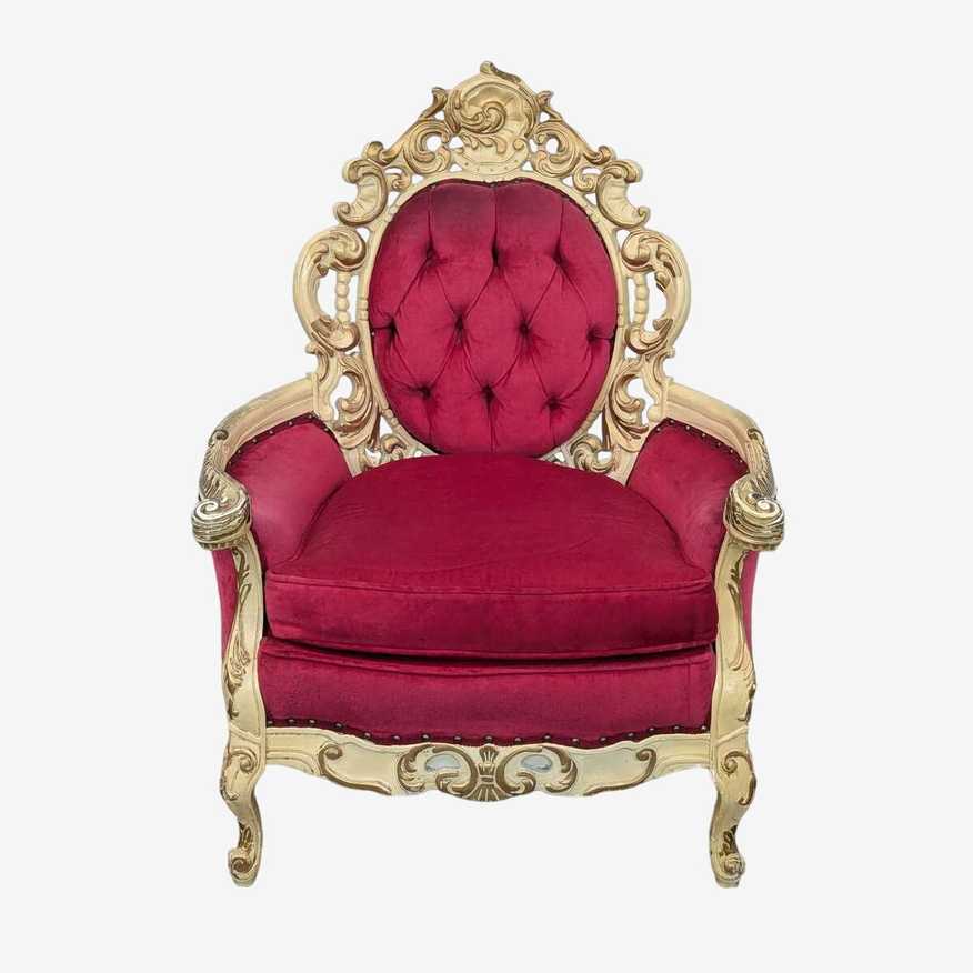 Deutsch Bros. Inc. Victorian Style Accent Chair - image 0