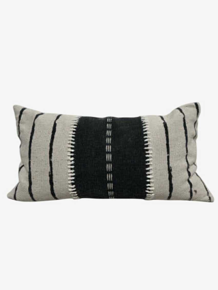 Black And White Lumbar Pillow - image 0