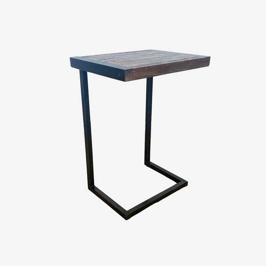 World Market Metal & Wood Laptop Table - image 0