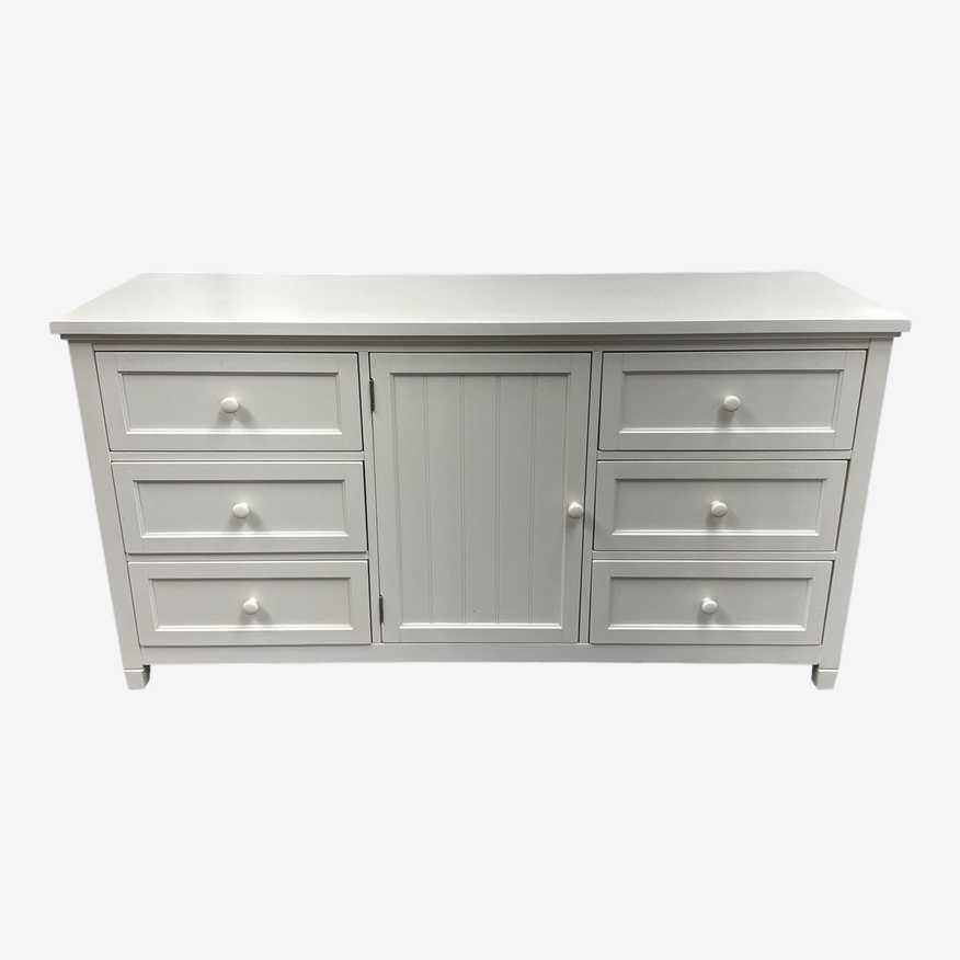 Pottery Barn Beadboard 6-Drawer Wide Dresser - image 0