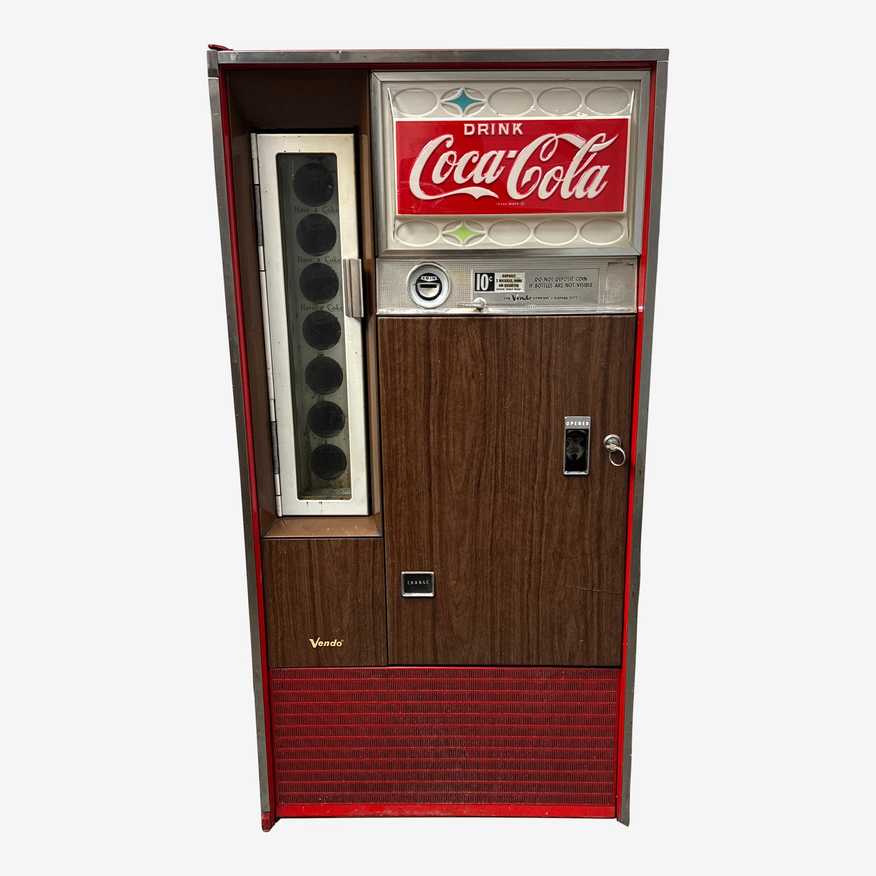 1960's Vintage Coca Cola Bottle Dispenser Model V63-7 - image 0