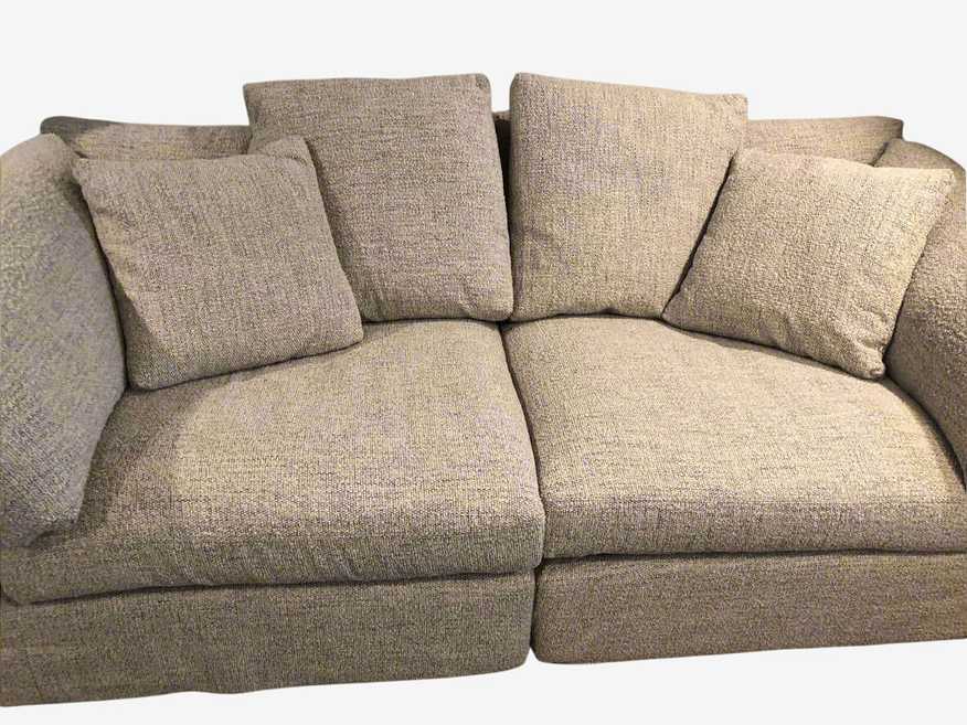 Sundays Get Together Oatmeal Beige Modular Large Loveseat Sofa Couch FFW258-433 - image 0