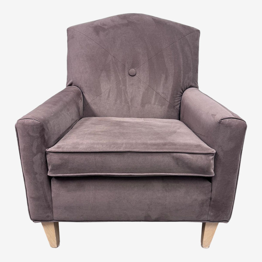 Century Furniture Formerly Expressions Beaver Ultrasuede Accent Chair - image 0