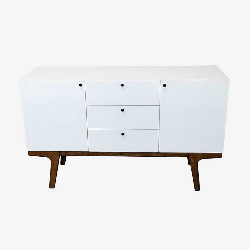 West Elm White Dumont Media Console - image 0