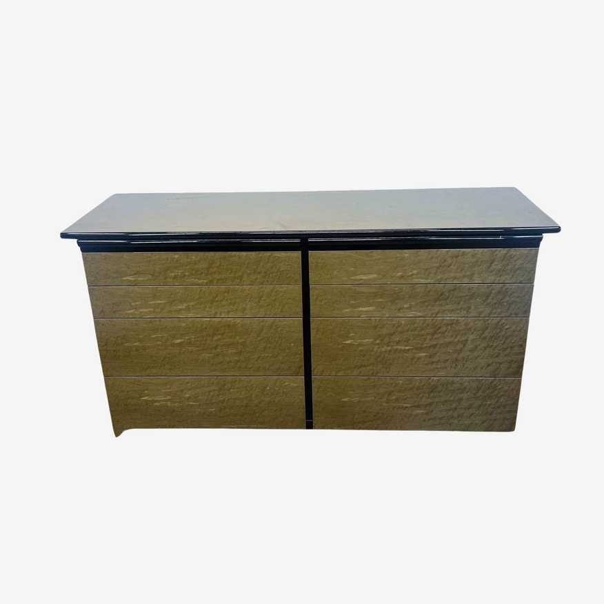 Modern Burl Wood Dresser - image 0