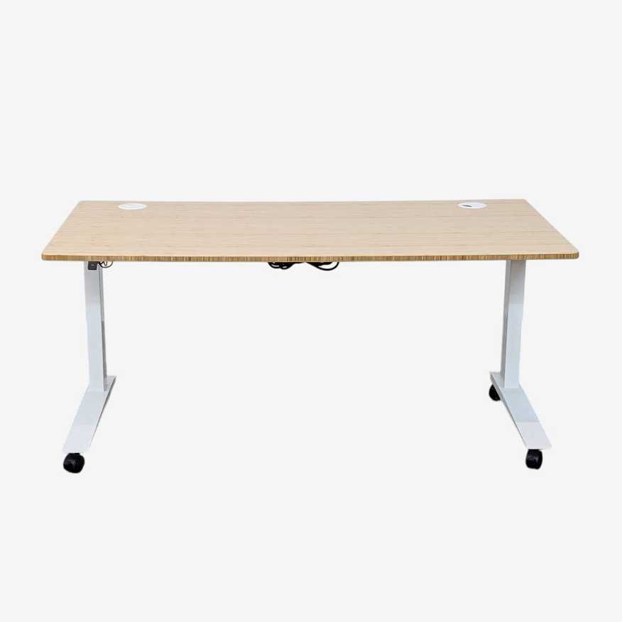 Fully Jarvis Bamboo Adjustable Standing Desk on Wheels - image 0