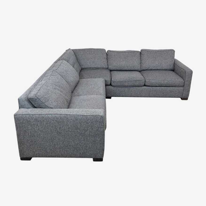 Room & Board Morrison Modern Sectional Sofa in Tepic Charcoal - image 0