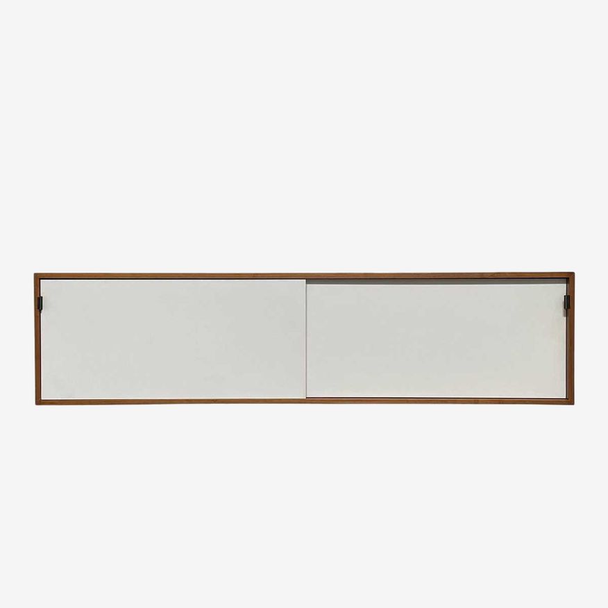 Florence Knoll 123 W-1 Mid Century Walnut Wall Mount Credenza (hold) - image 0