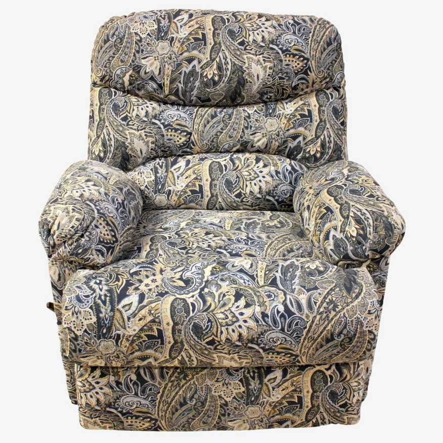 Blue Paisley Recliner - image 0
