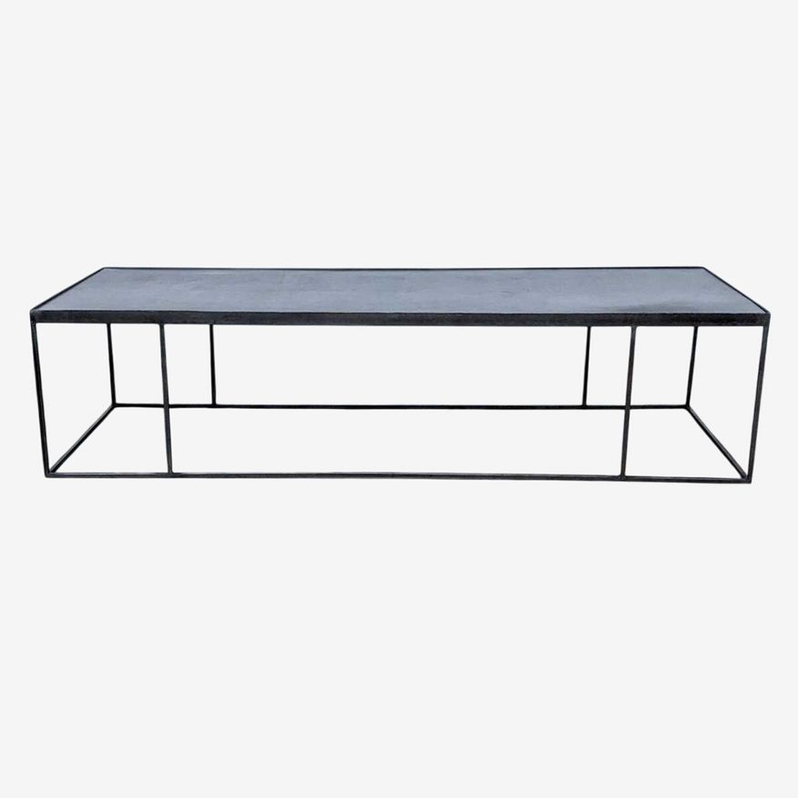 Industrial Style Metal Coffee Table - image 0