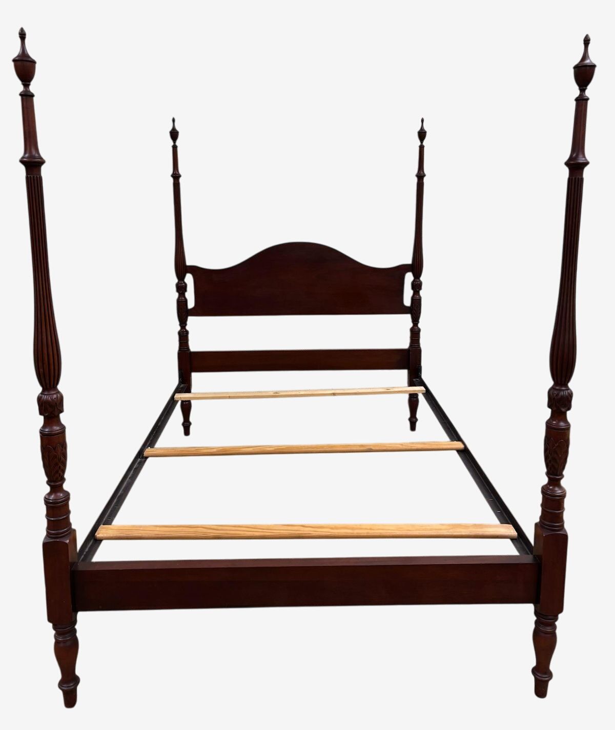 Roomstore Rice Bed Vintage Full Size Carved Rice Bed | Kashew