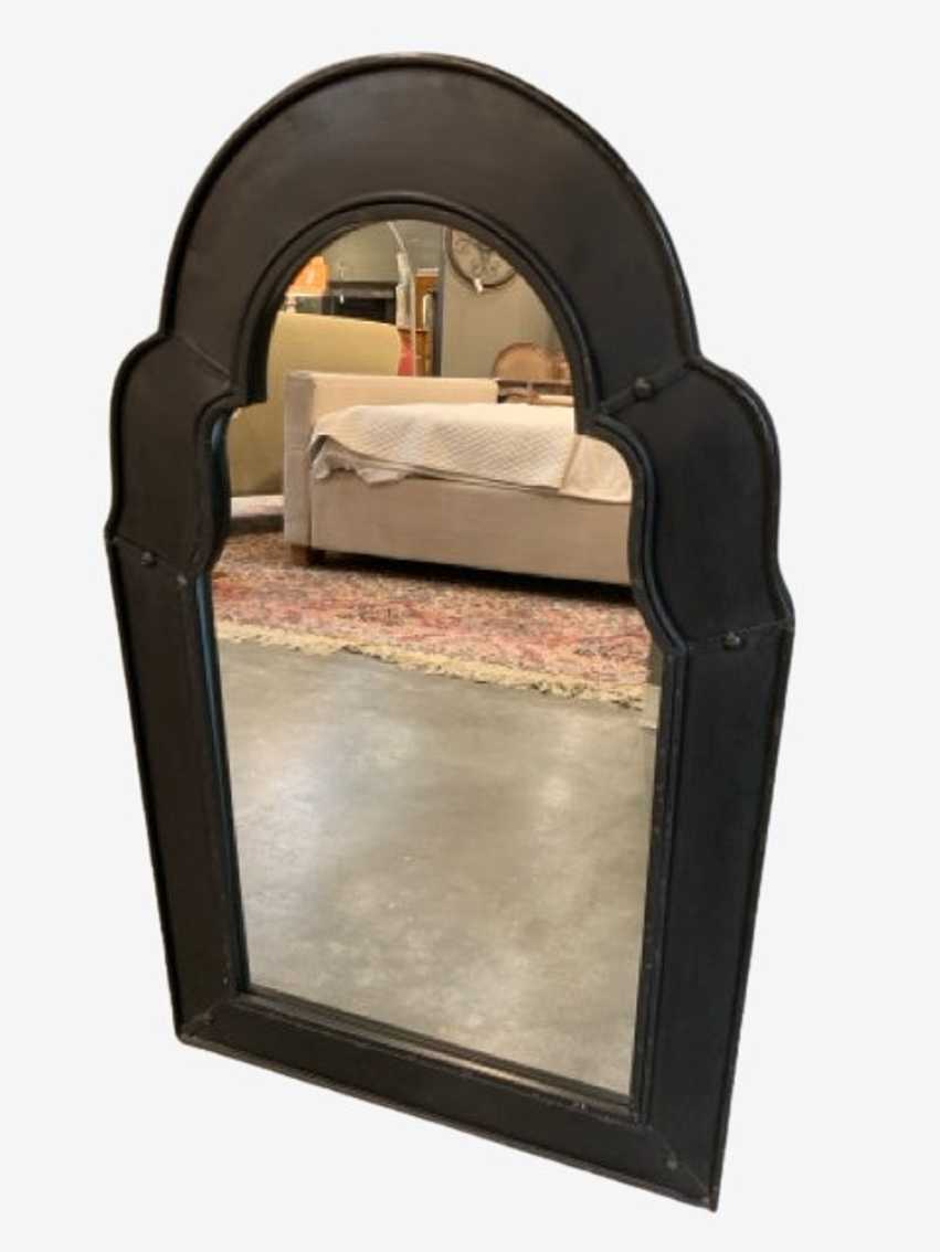 Pier 1 Black Metal Wall Mirror - image 0