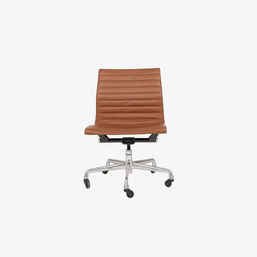 Herman Miller Eames Brown Cognac Leather Office Chair  - image 0