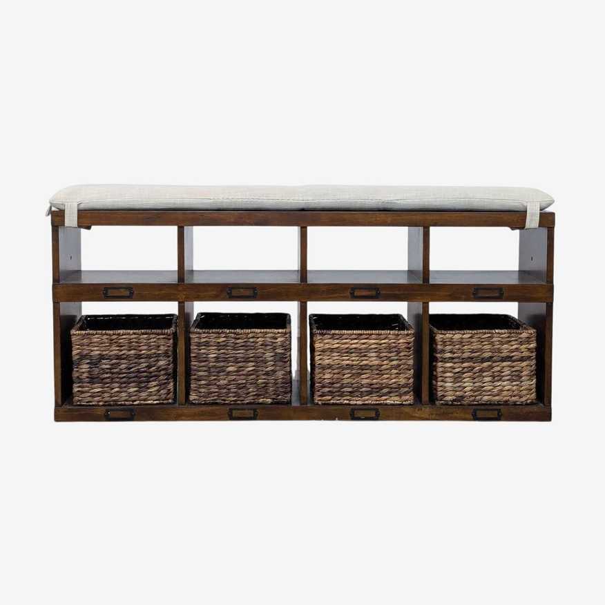 Pottery Barn Entry Bench with Storage - image 0