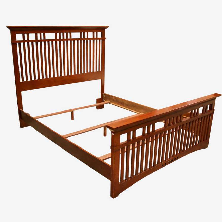 Broyhill Mission Style Queen Bed Frame - image 0