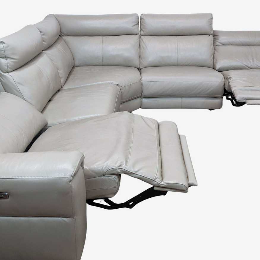 Macy's Exclusive Leather Sectional With Recliners - image 0