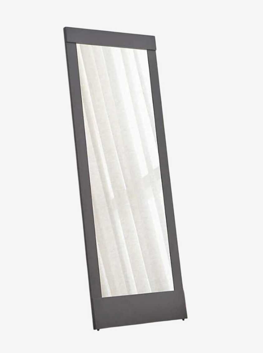 Crate & Barrel Colby Gunmetal Floor Mirror - image 0