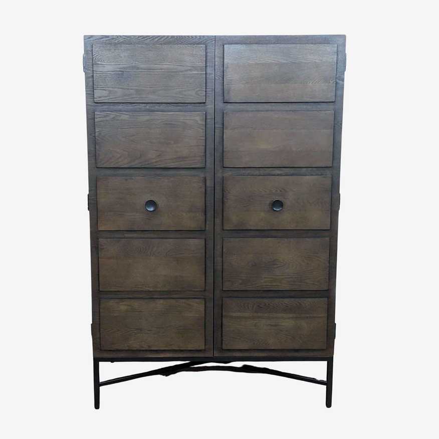 West Elm Paneled Armoire - image 0