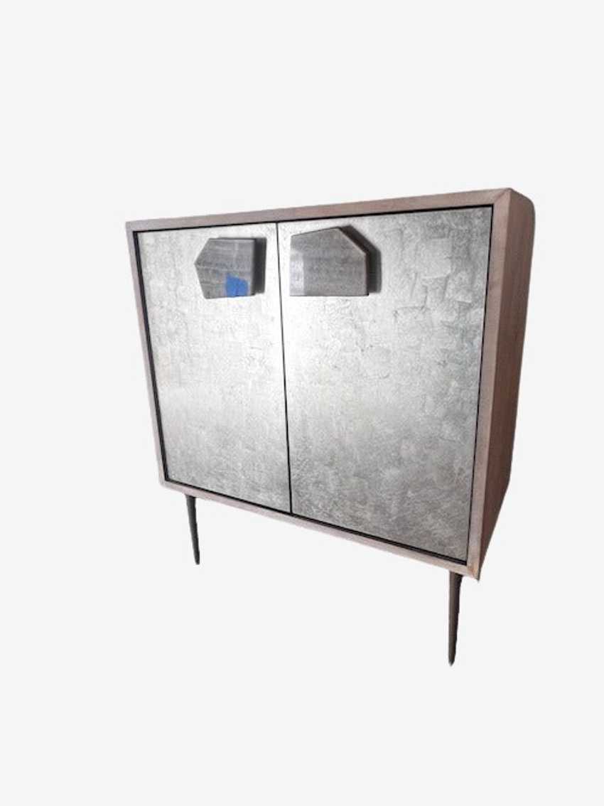 West Elm Small Console w/Marble Pulls MTF158-35 - image 0