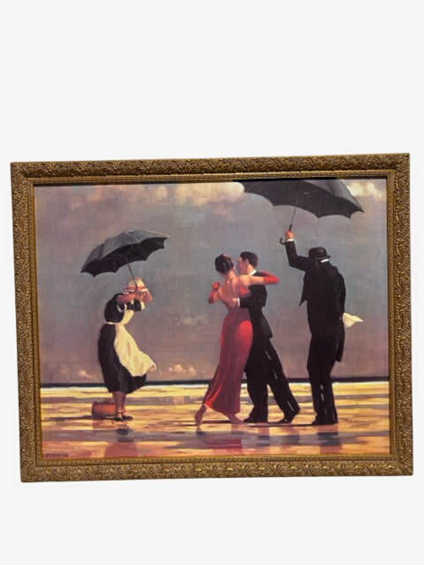 Jack Vettriano "The Singing Butler" Print Framed Wall Art - image 0