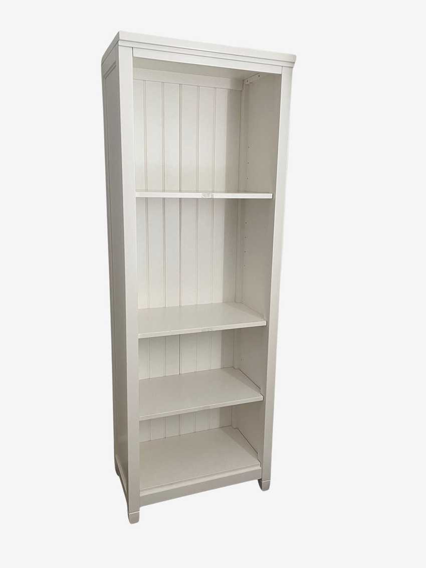 White Pottery Barn Beadboard Bookshelf MD219-20 - image 0