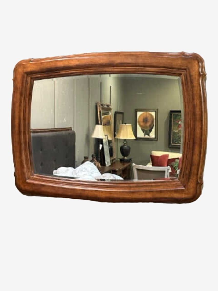 Wood Framed Wall Mirror - image 0