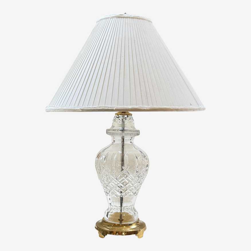 Waterford Lismore Cut Crystal Table Lamp - image 0