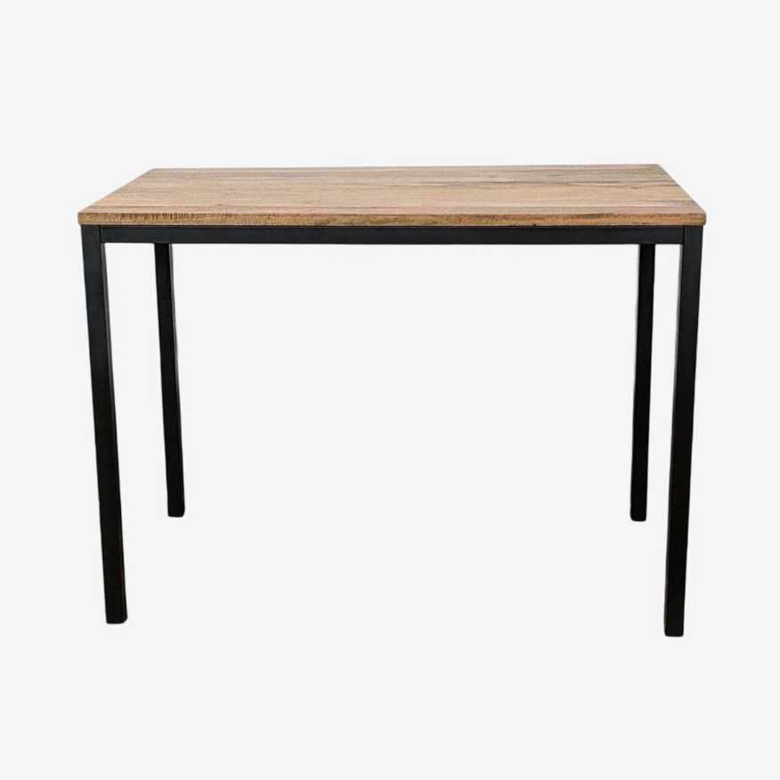 West Elm Box Frame Mango Wood and Steel Dining Table - image 0