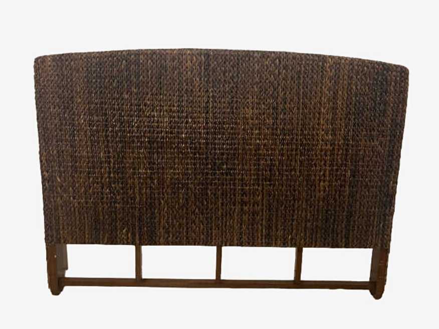 Pottery Barn Brown Seagrass King Headboard - image 0