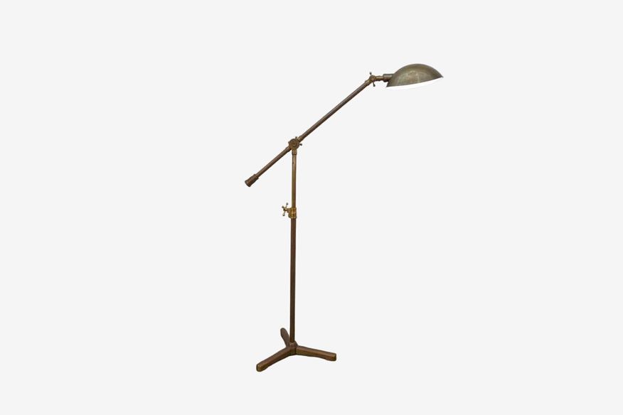 Visual Comfort Modern Gunnar 1-Light Black Satin Gold Pendant - image 0
