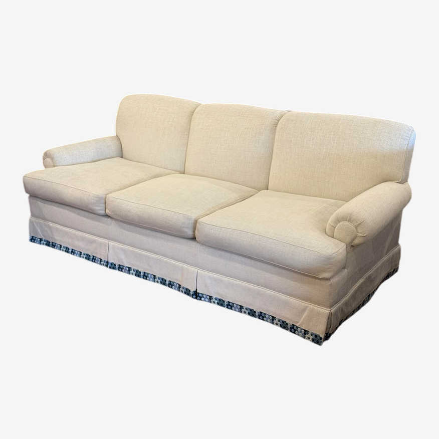 Ann Lowengart Custom Design Traditional Skirted Sofa - image 0