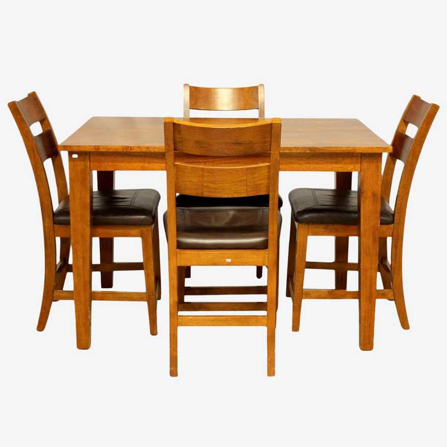 Klaussner Counter Height Dining Table w/4 Chairs - image 0
